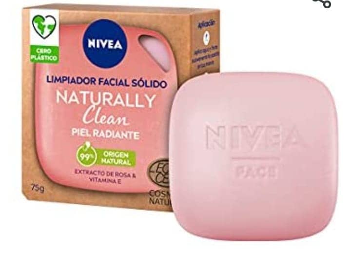 Nivea Naturally Clean Limpiador Facial Sólido Piel Radiante